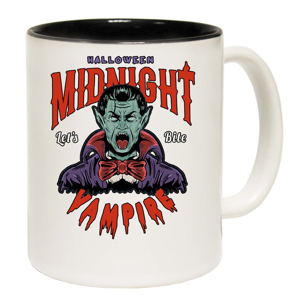 Midnight Vampire Lets Bite Halloween - Funny Coffee Mug