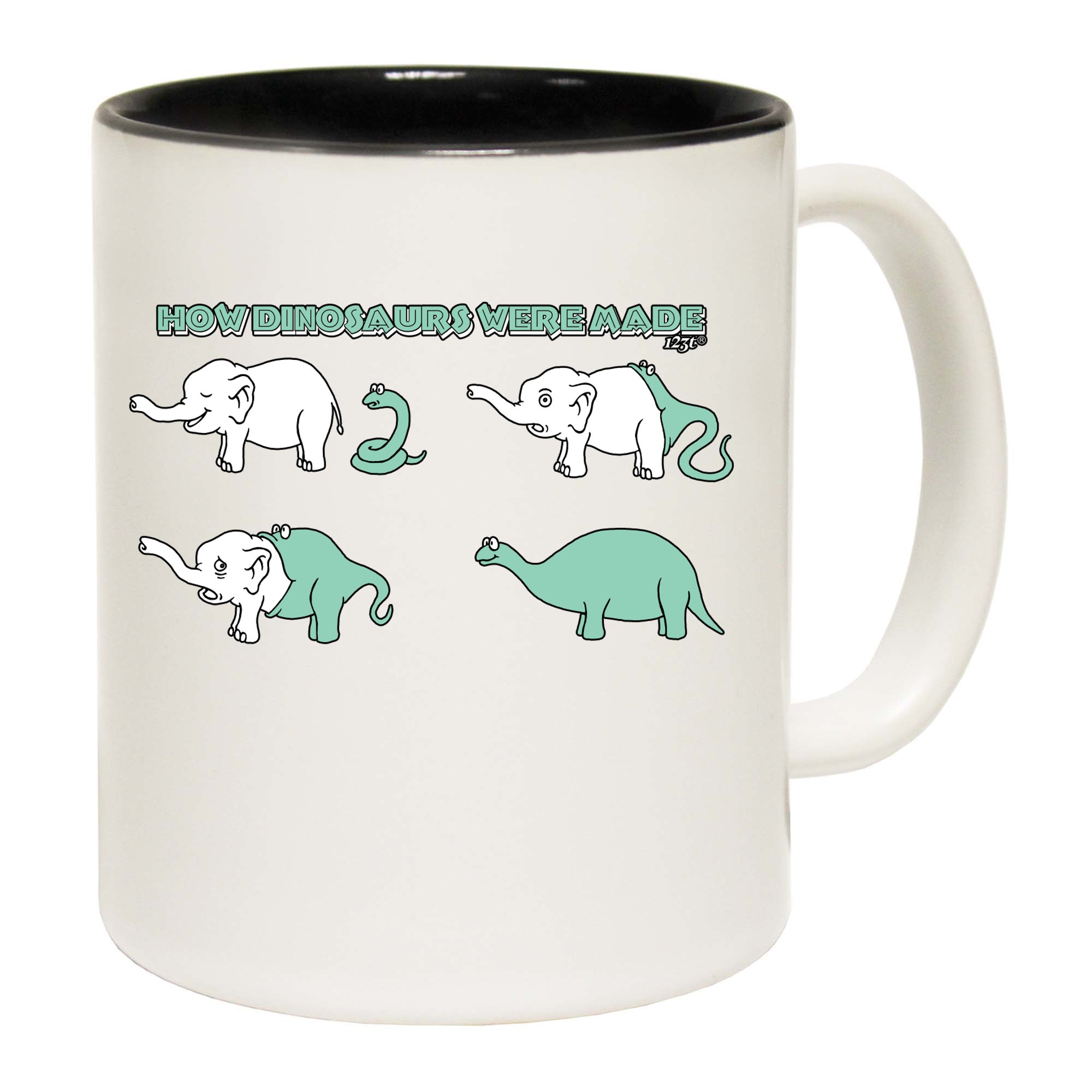 How Dinosaursaurs Were Made - Funny Coffee Mug Cup
