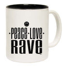 Peace Love Rave - Funny Coffee Mug