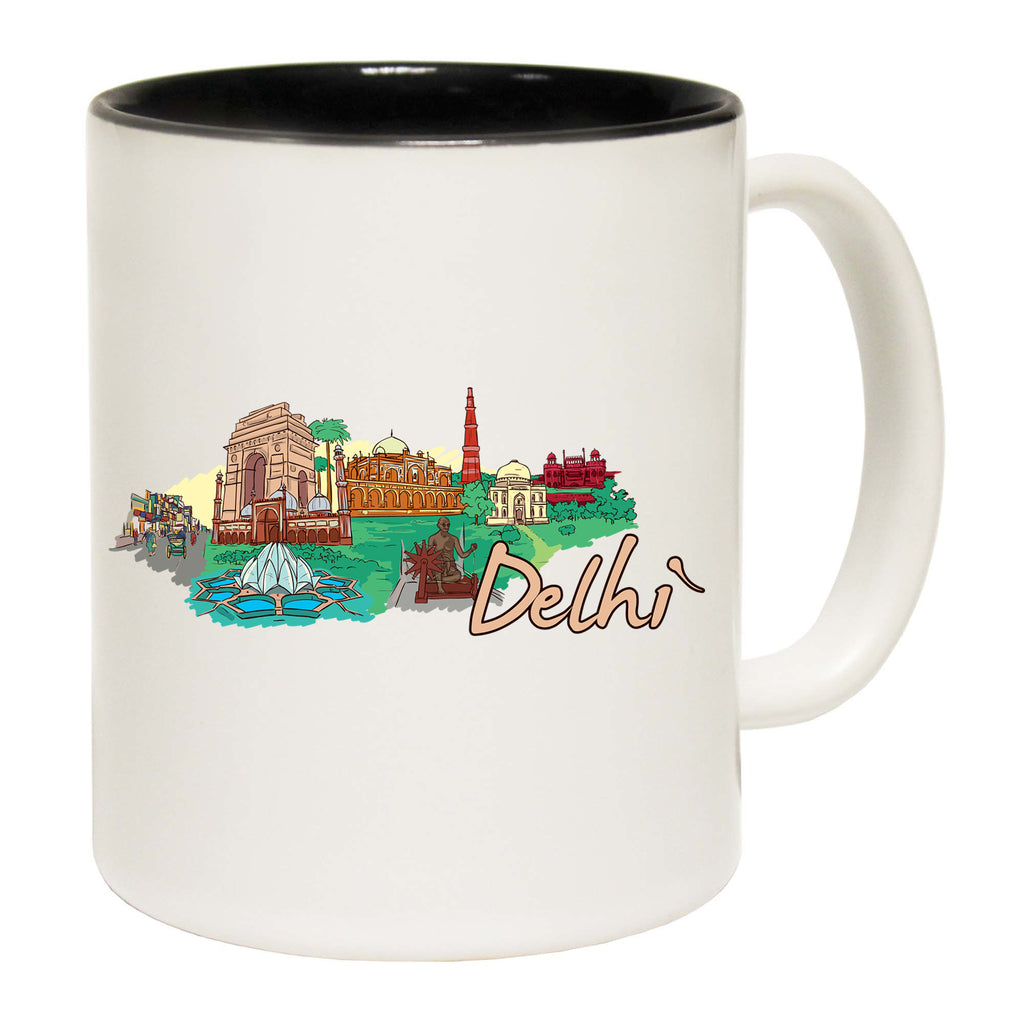 Delhi India Country Flag Destination - Funny Coffee Mug
