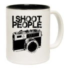 I Shoot People Black - Funny Coffee Mug