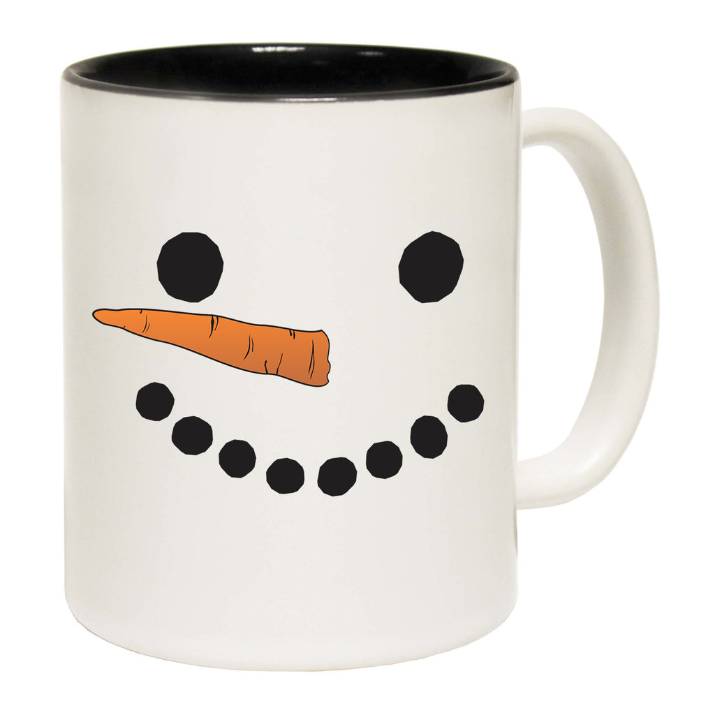 Christmas Snowman Face - Funny Coffee Mug