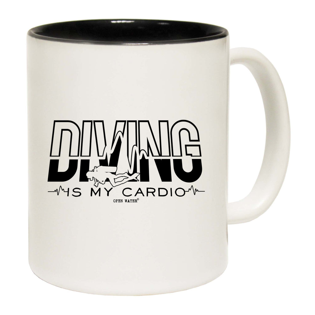 Ow Diving Is My Cardio - Funny Coffee Mug