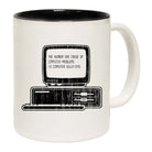 The Number One Cause Of Computer Problems - Funny Coffee Mug
