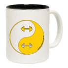 Swps Dumbbell Yin Yang - Funny Coffee Mug