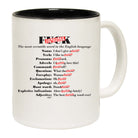 F  K The Most Versatile Word - Funny Coffee Mug Cup