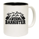 Youre Looking At An Awesome Barrister - Funny Coffee Mug