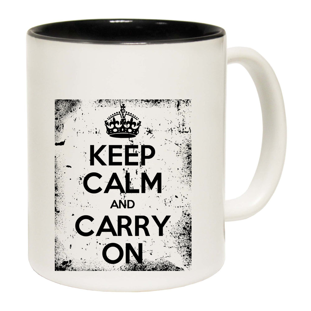 Keep Calm And Carry On Frame - Funny Coffee Mug