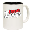 Love Dogs Stencil - Funny Coffee Mug
