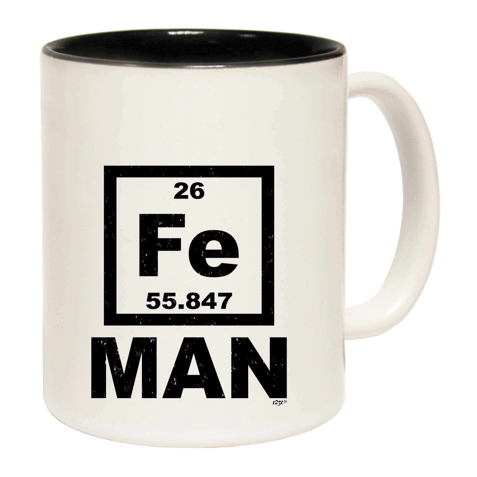 Fe Iron Man Periodic - Funny Coffee Mug Cup