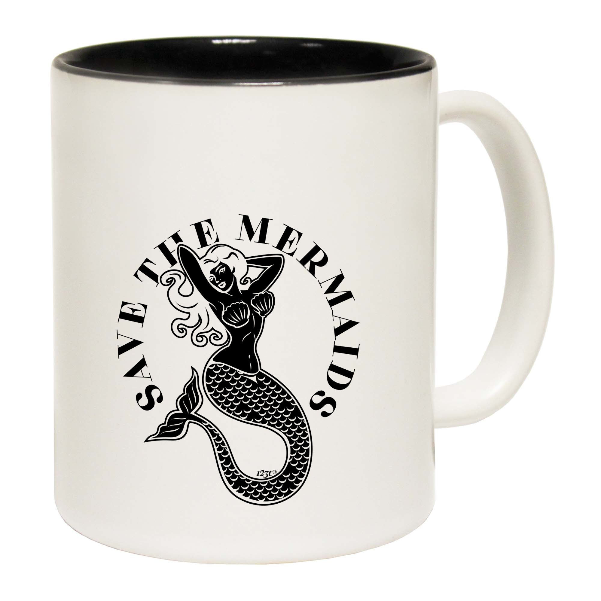 Save The Mermaids - Funny Coffee Mug