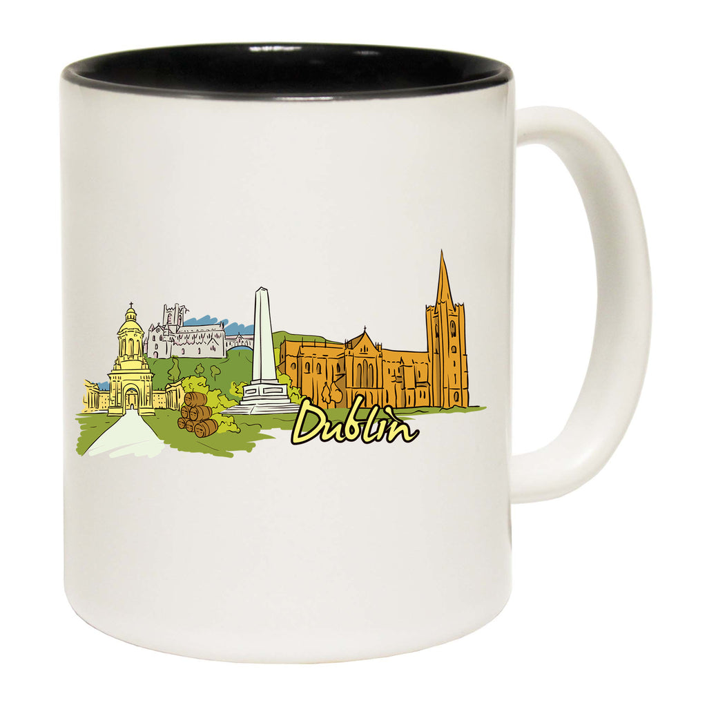 Dublin Ireland Country Flag Destination - Funny Coffee Mug
