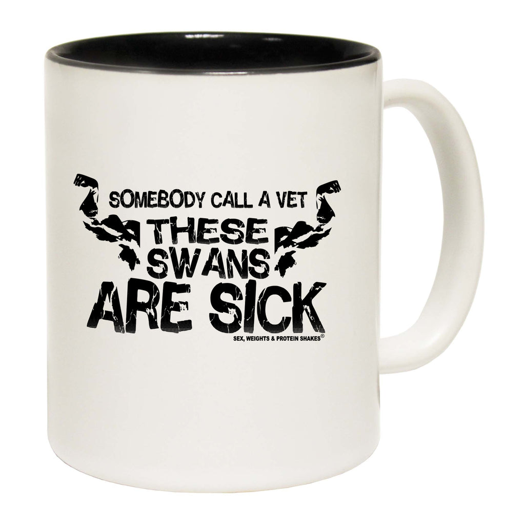 Swps Somebody Call Vet Swans - Funny Coffee Mug