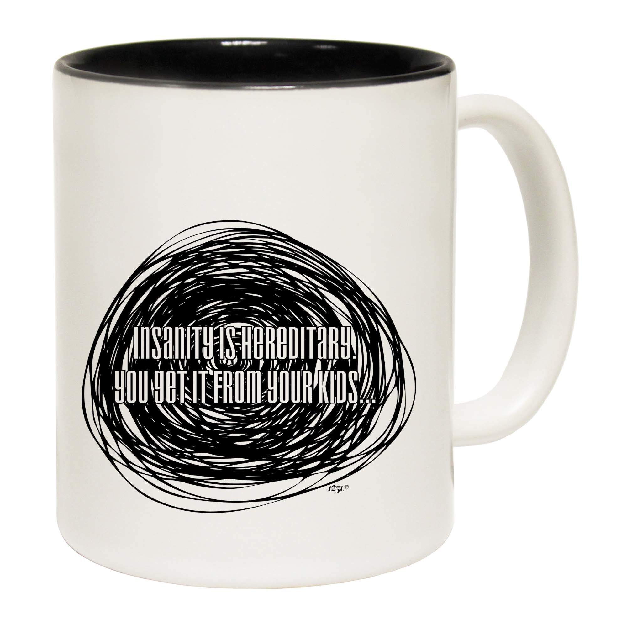 Insanity Is Hereditary - Funny Coffee Mug Cup