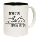 More Bikes Less Pollution - Funny Coffee Mug