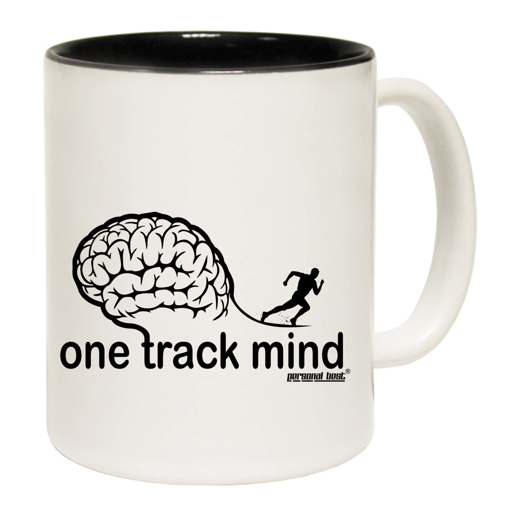 One Track Mind Running - Funny Coffee Mug