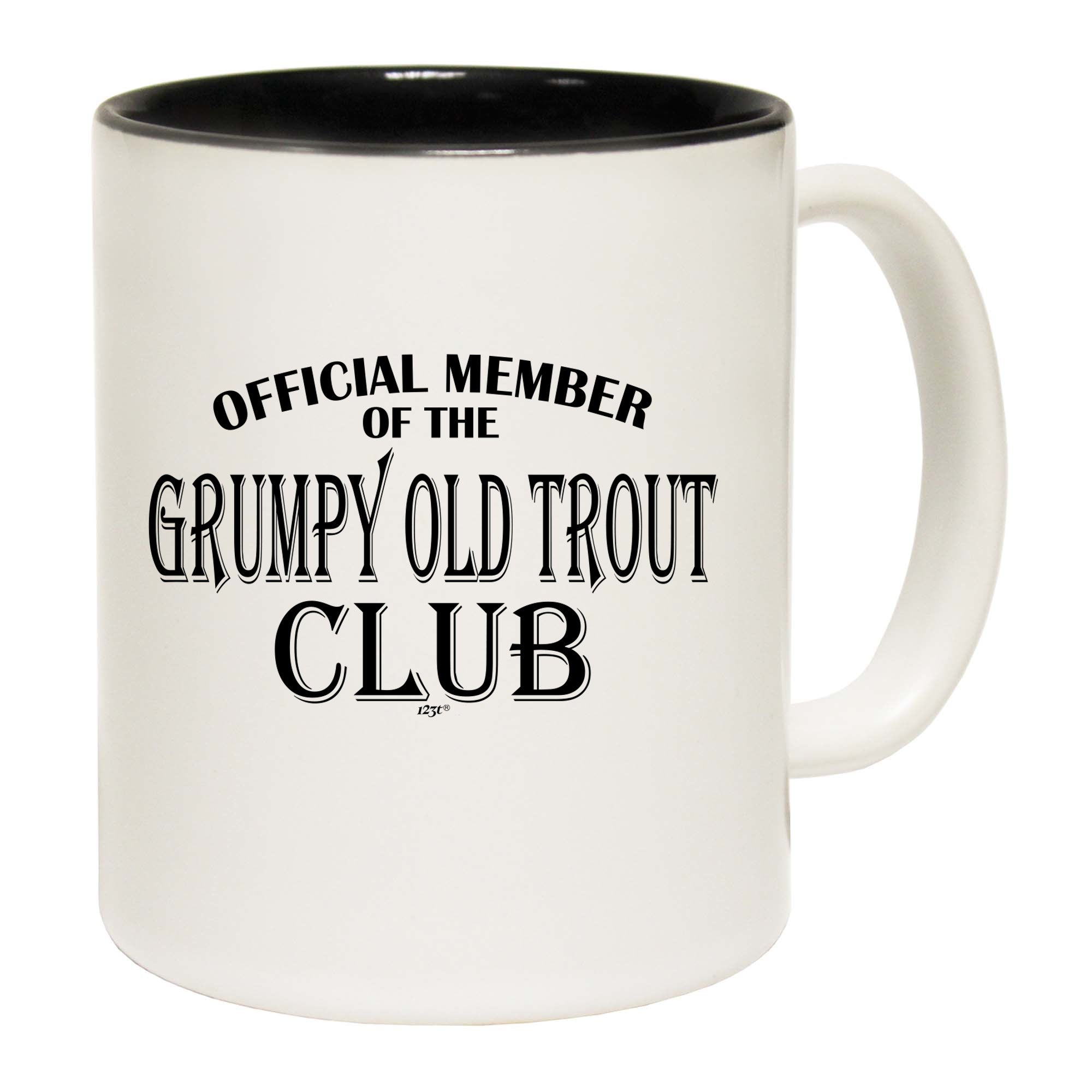 Official Member Grumpy Old Trout Club - Funny Coffee Mug