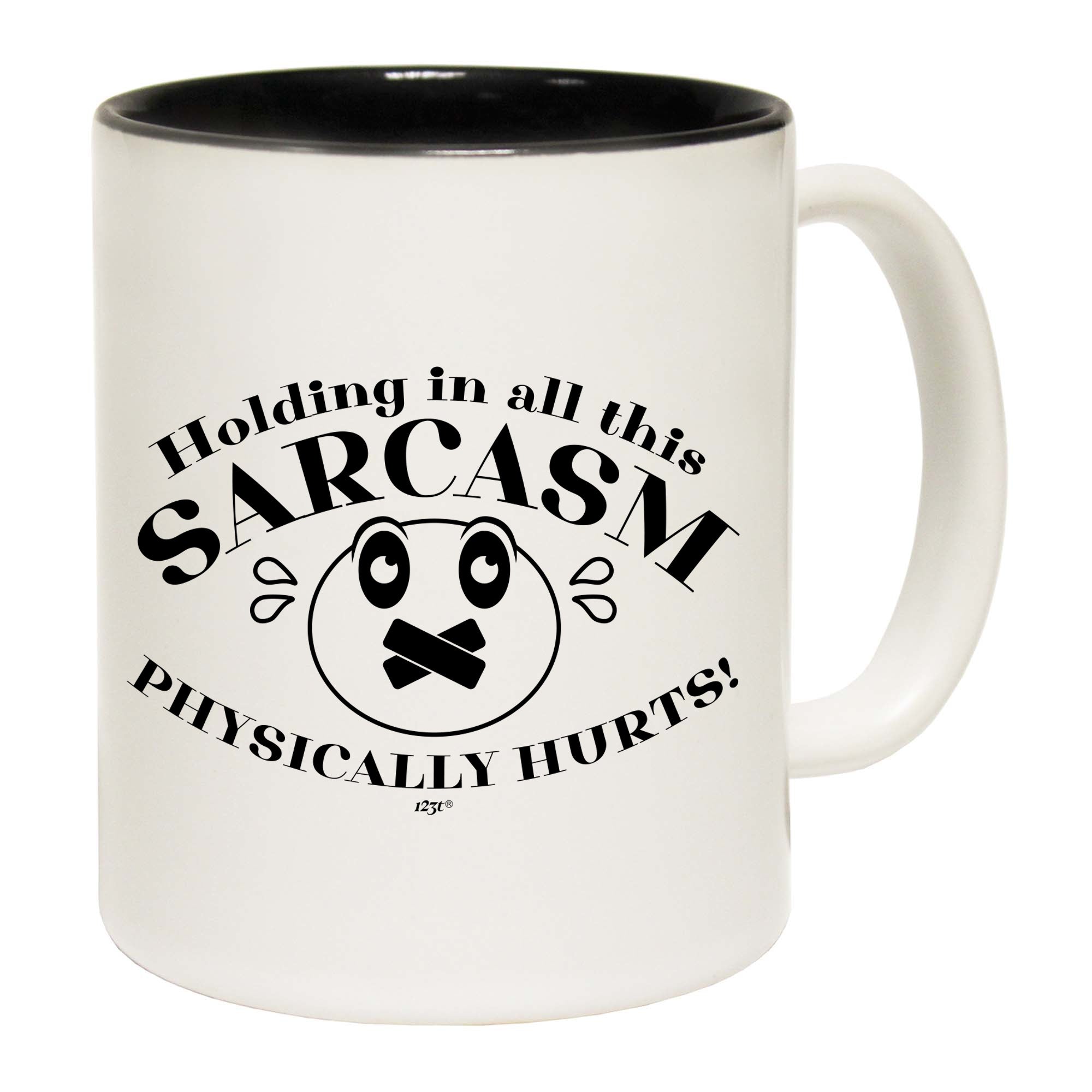 Holding In All This Sarcasm - Funny Coffee Mug Cup
