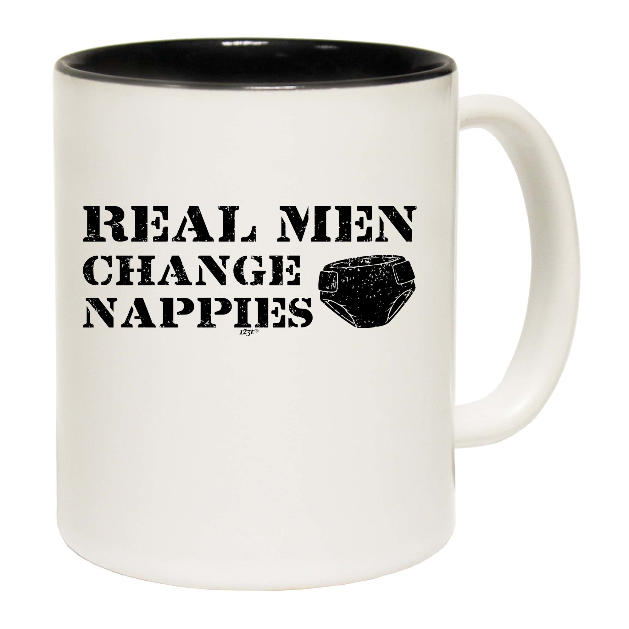 Real Men Change Nappies - Funny Coffee Mug