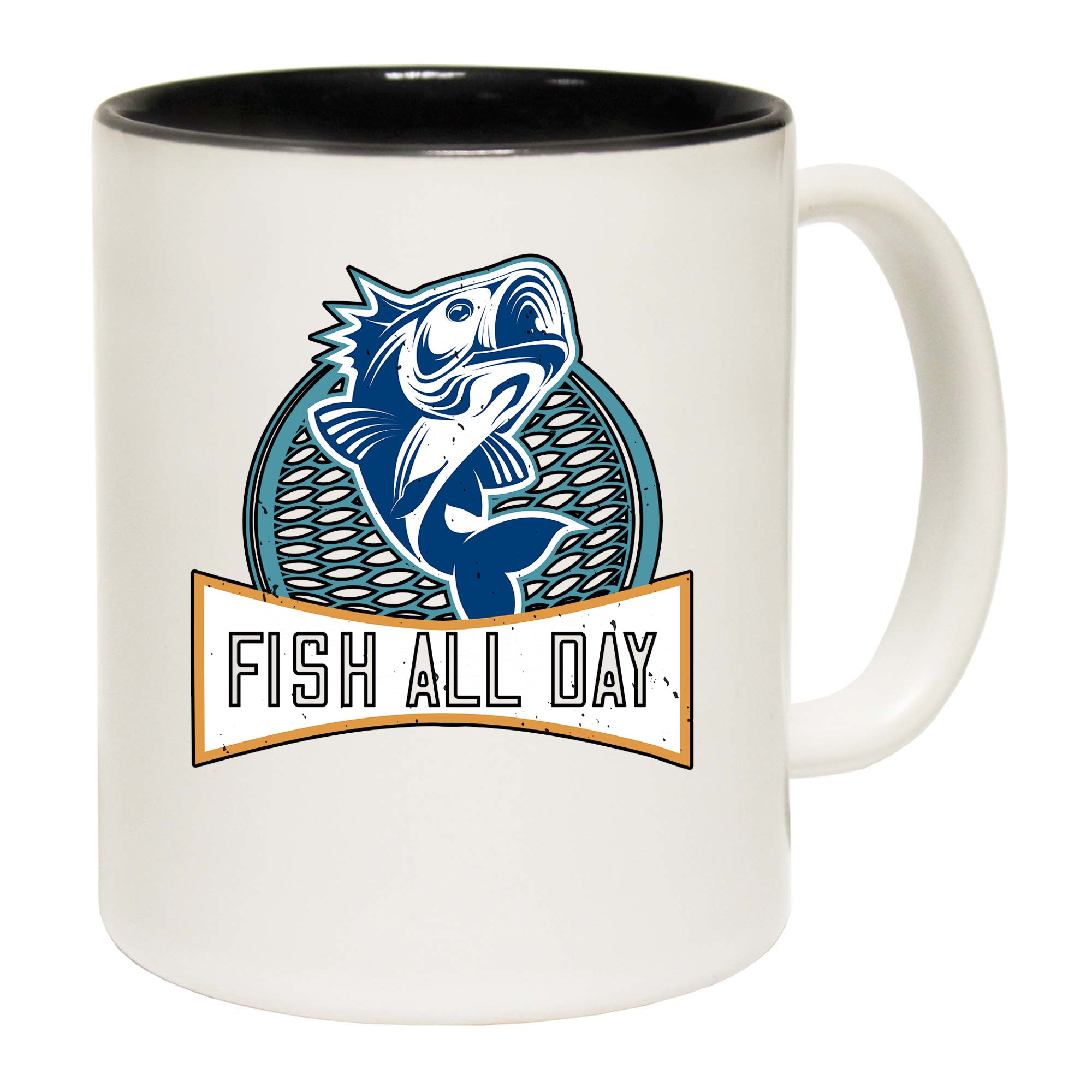 Fish All Day - Funny Coffee Mug