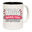 Yoga Gives You Superpowers - Funny Coffee Mug