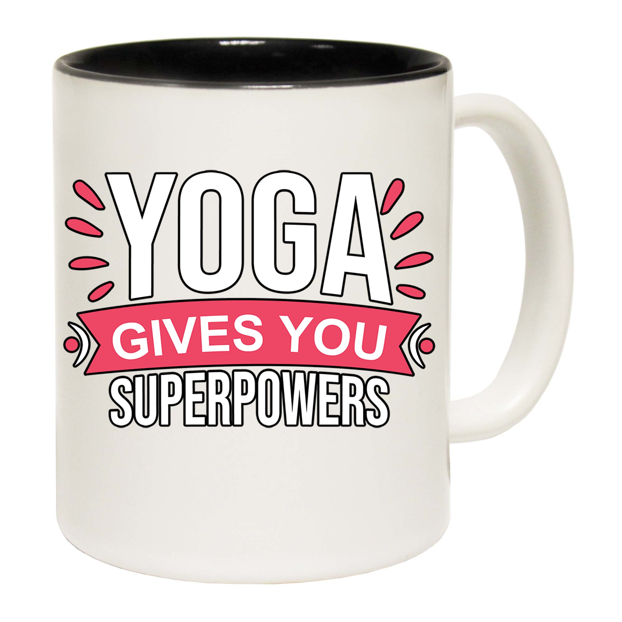 Yoga Gives You Superpowers - Funny Coffee Mug