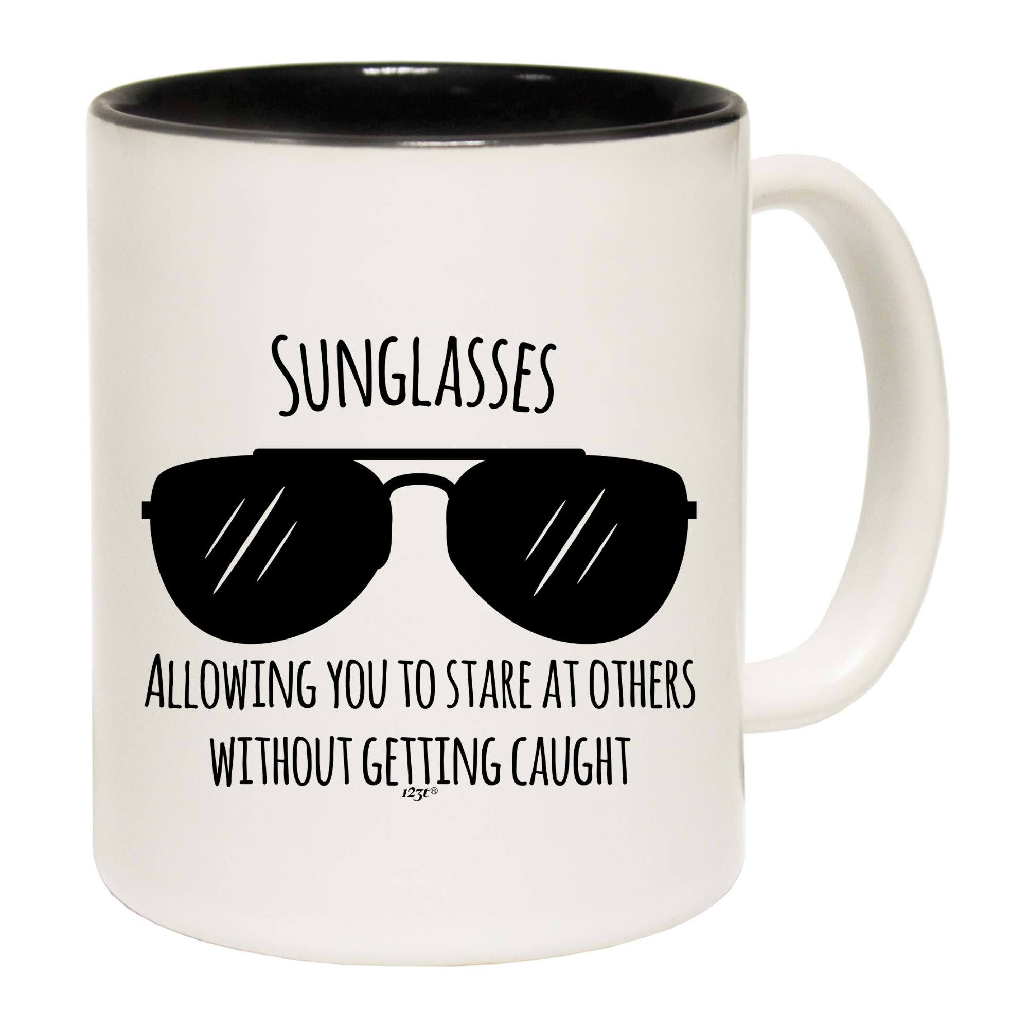 Sunglasses Allowing You To Stare At Others - Funny Coffee Mug