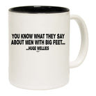 Men With Big Feet - Funny Coffee Mug