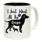 I Just Want All The Dogs Dog - Funny Coffee Mug