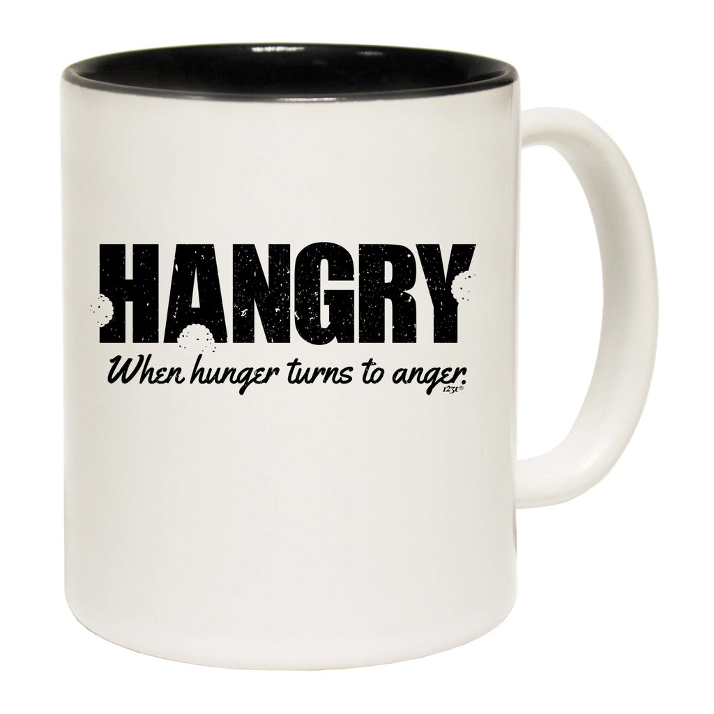 Hangry Hungry Food Angry - Funny Coffee Mug Cup