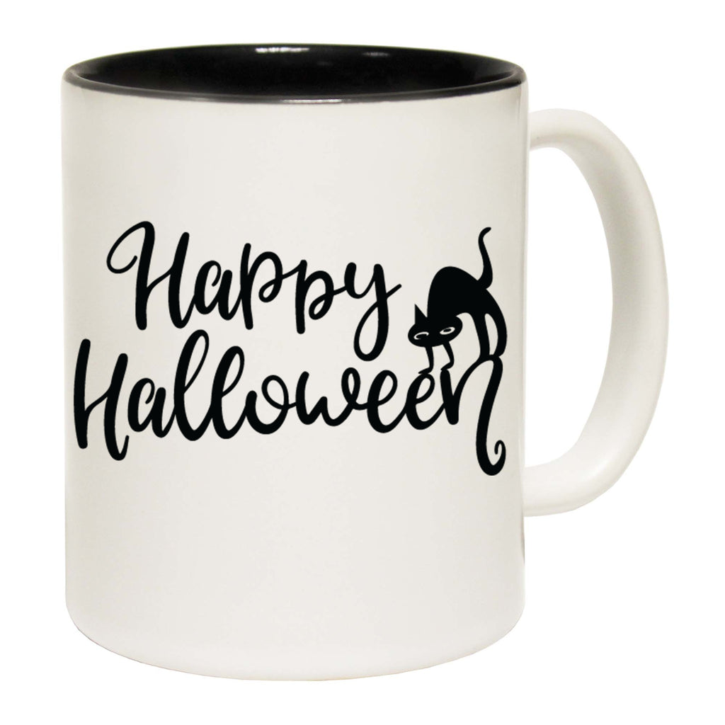Happy Halloween Black Cat - Funny Coffee Mug