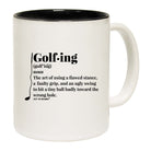 Golfing Noun Golf Oob - Funny Coffee Mug