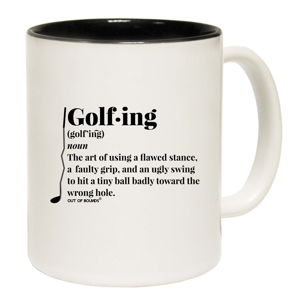 Golfing Noun Golf Oob - Funny Coffee Mug