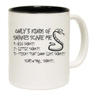 Three Kinds Of Snakes Scare Me - Funny Coffee Mug