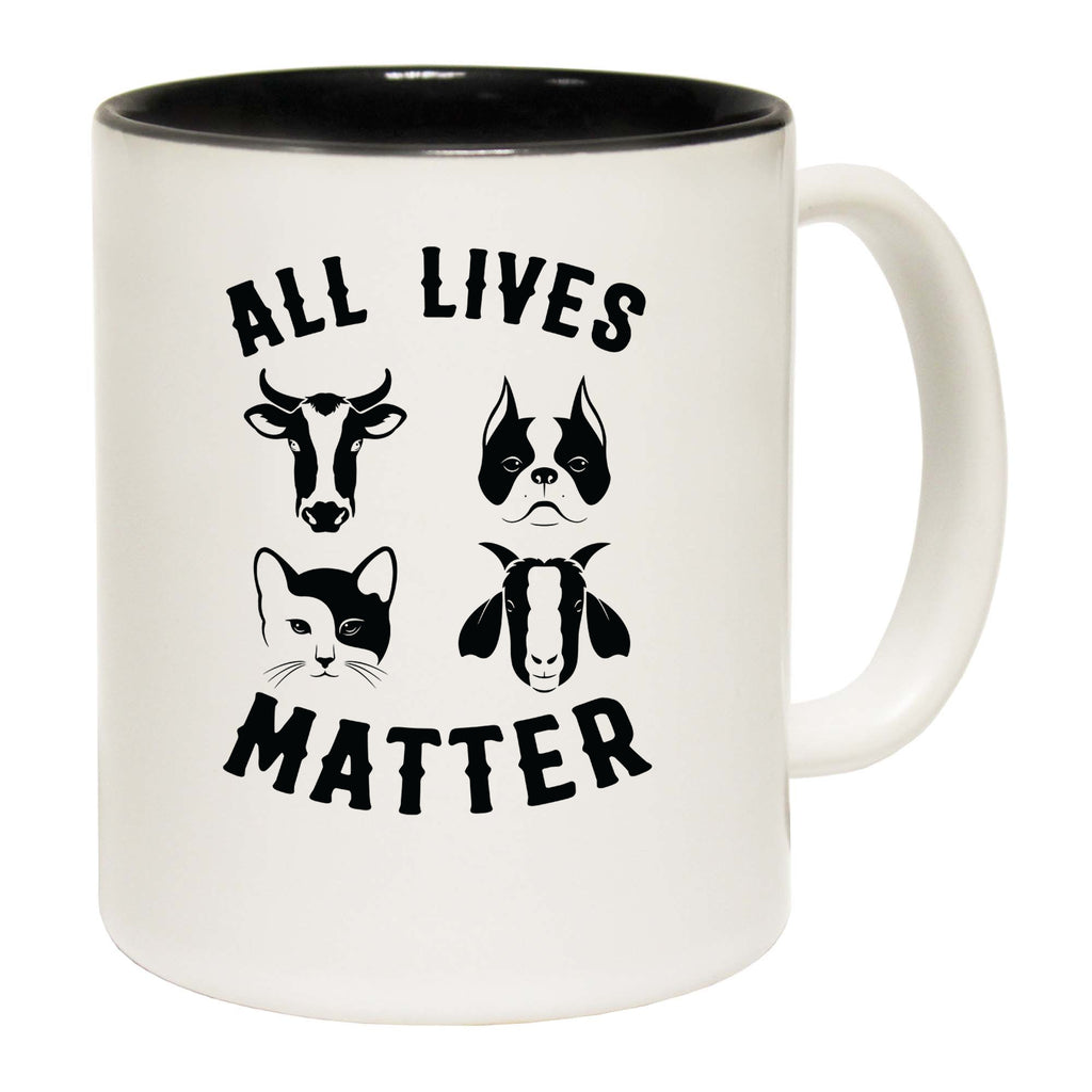 All Lives Matter Vegan Animal - Funny Coffee Mug