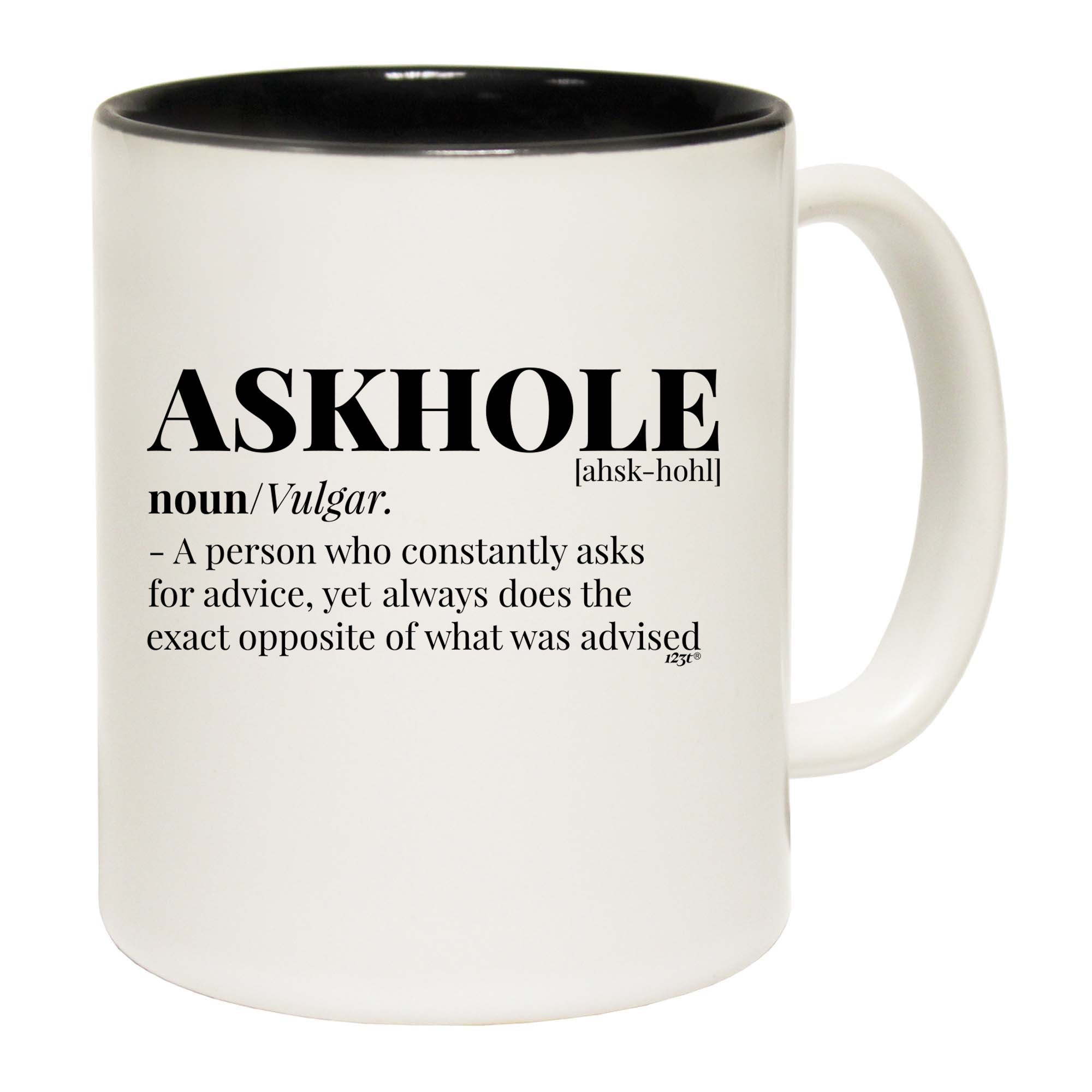 Askhole Noun - Funny Coffee Mug Cup