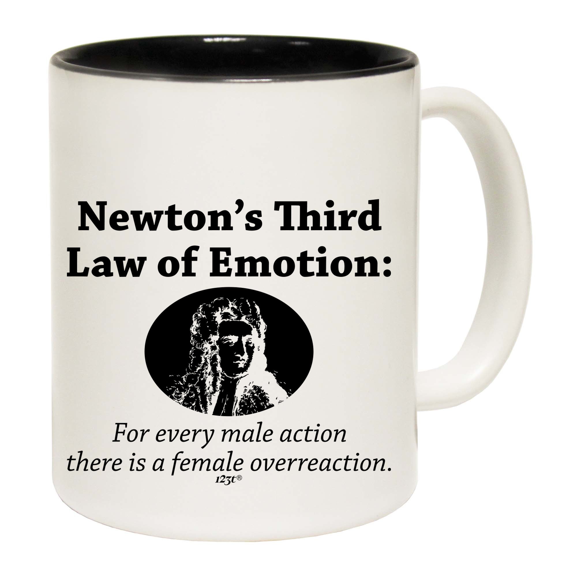 Newtons Third Law Of Emotion - Funny Coffee Mug