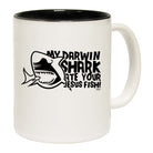 My Darwin Shark Ate Your Jesus Fish - Funny Coffee Mug