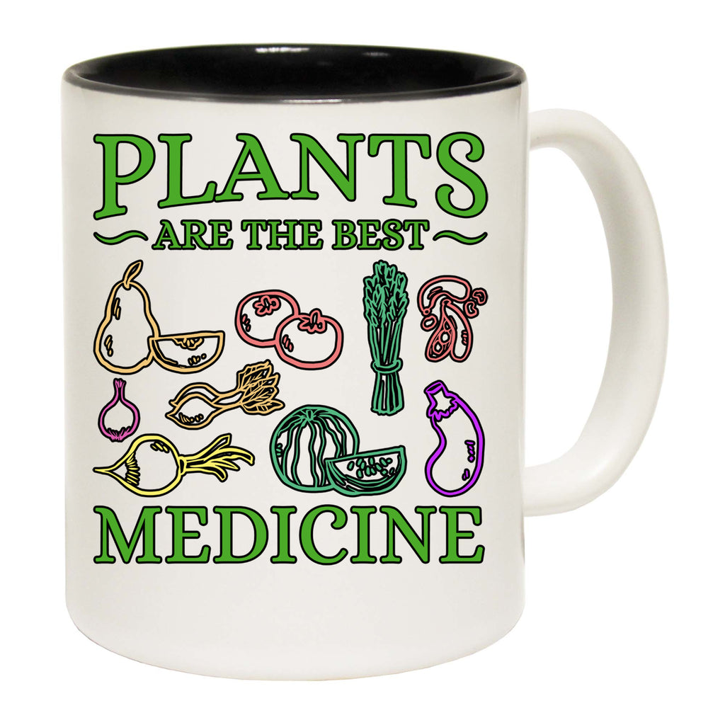 Plants Are The Best Medicine Vegan Food - Funny Coffee Mug