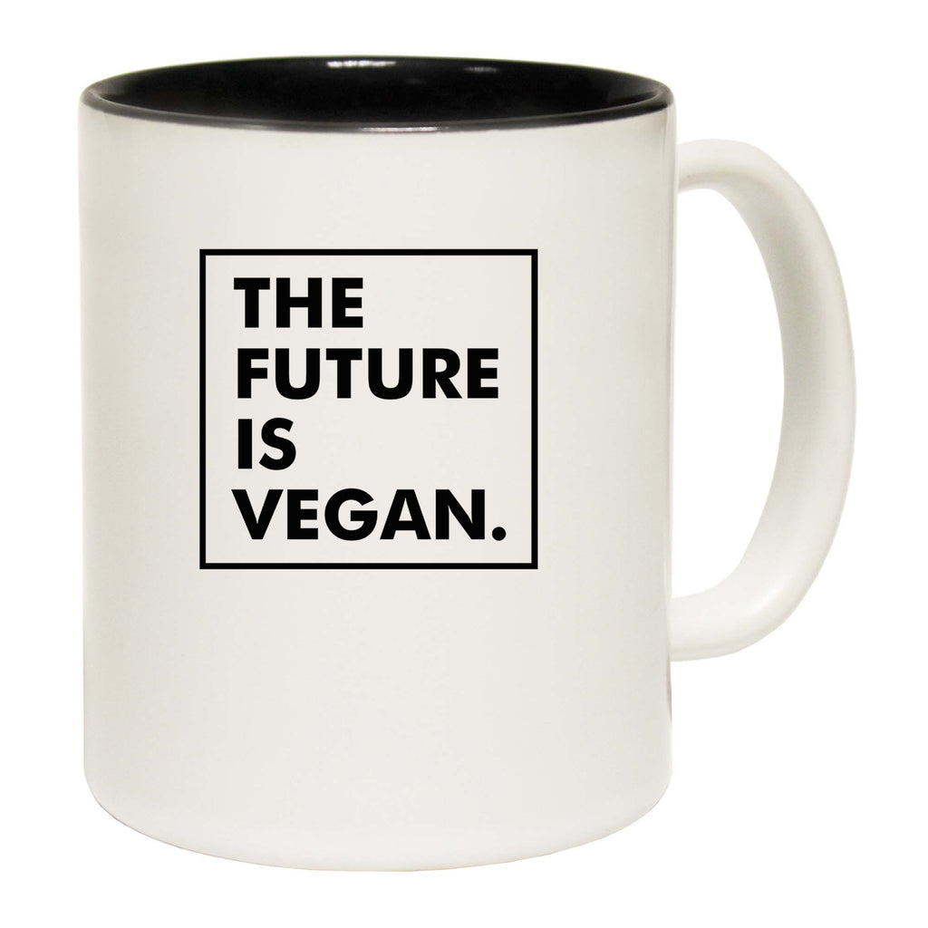 The Future Is Vegan Food - Funny Coffee Mug
