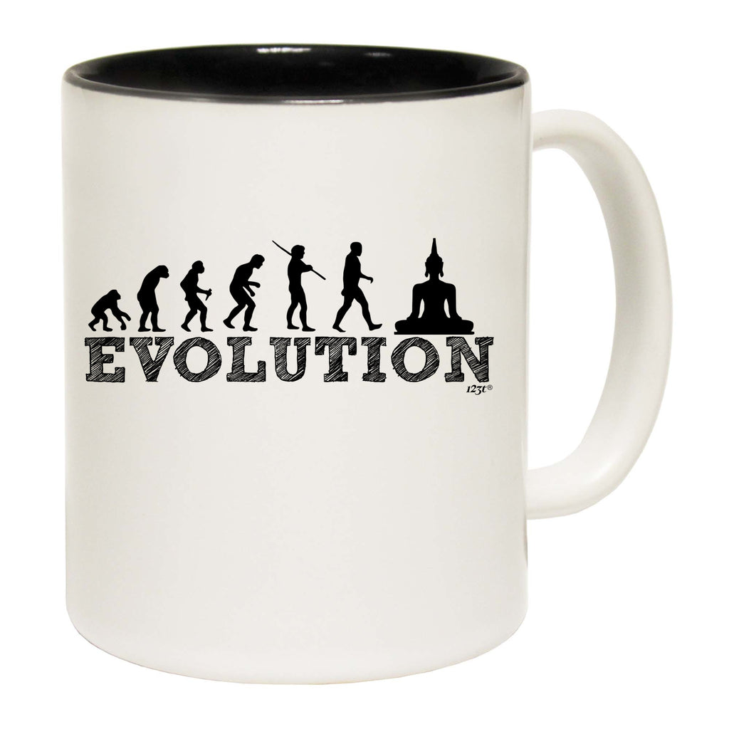 Evolution Buddha - Funny Coffee Mug Cup