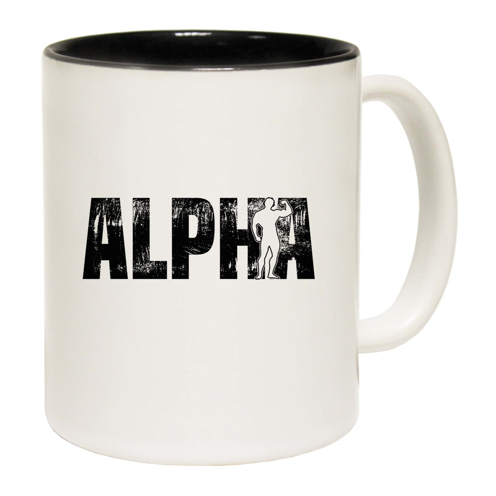 Alpha Gym Bodybuilding Weights - Funny Coffee Mug