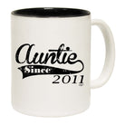 Auntie Since 2011 - Funny Coffee Mug Cup