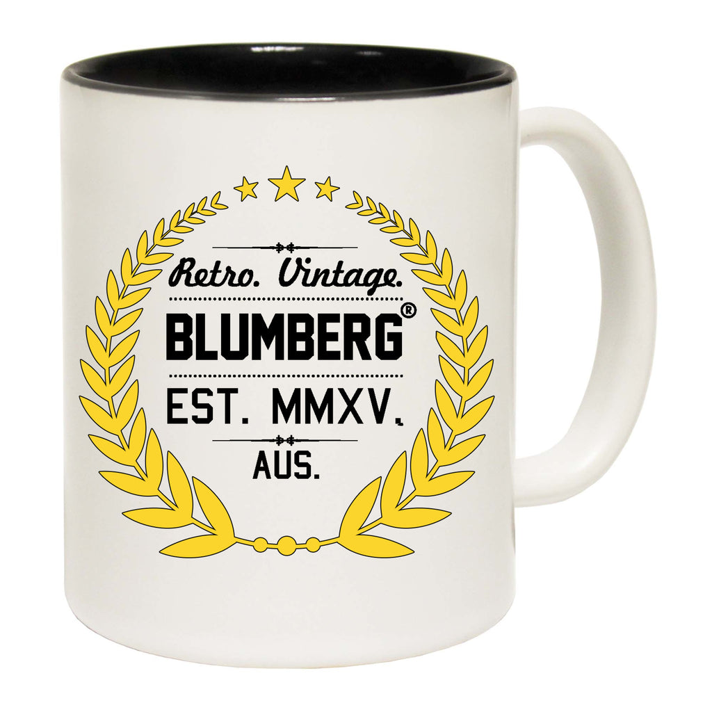 Blumberg Retro Vintage Est Mmxv Australia - Funny Coffee Mug