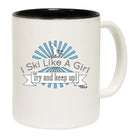 Pm I Ski Like A Girl - Funny Coffee Mug