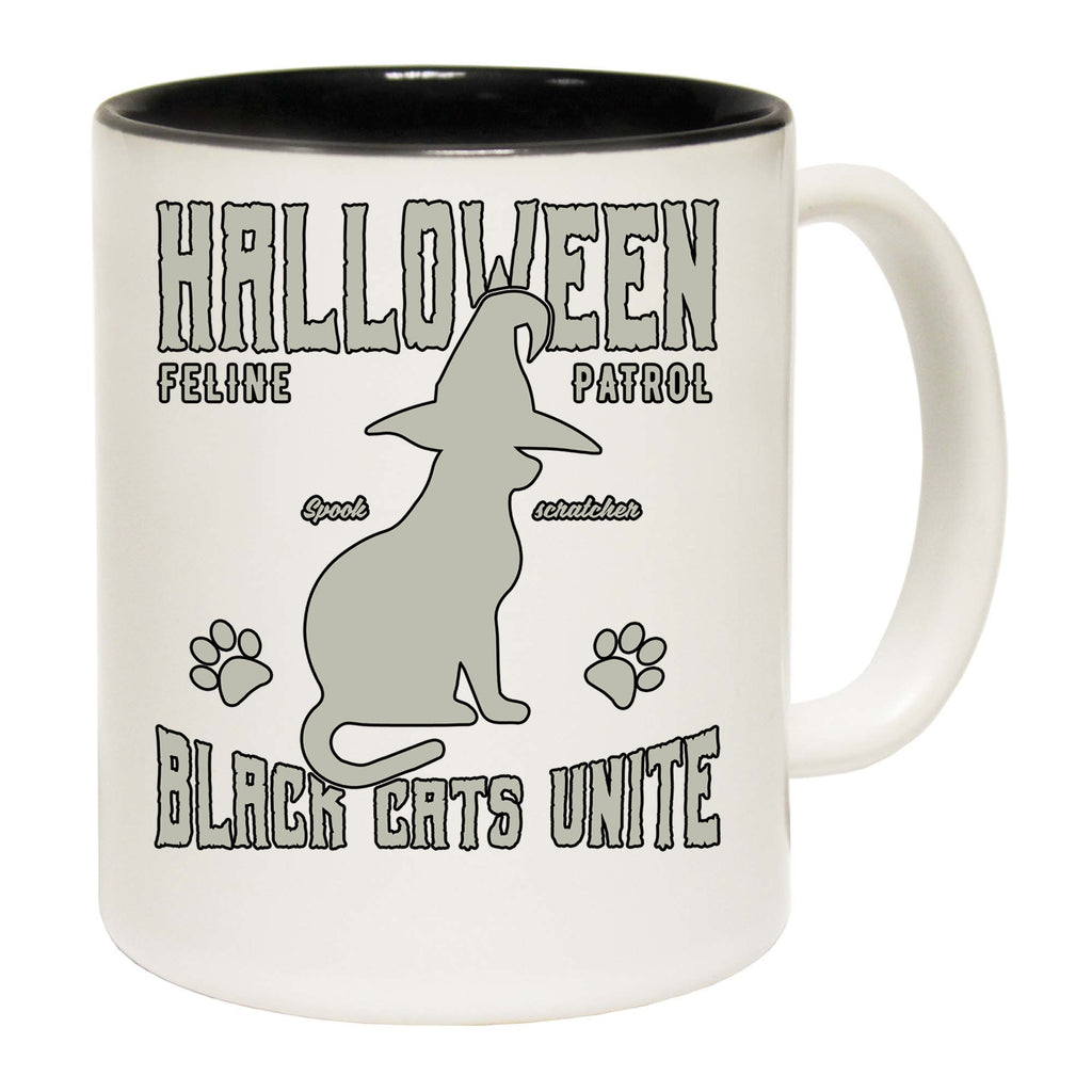 Halloween Feline Patrol Cat Cats - Funny Coffee Mug