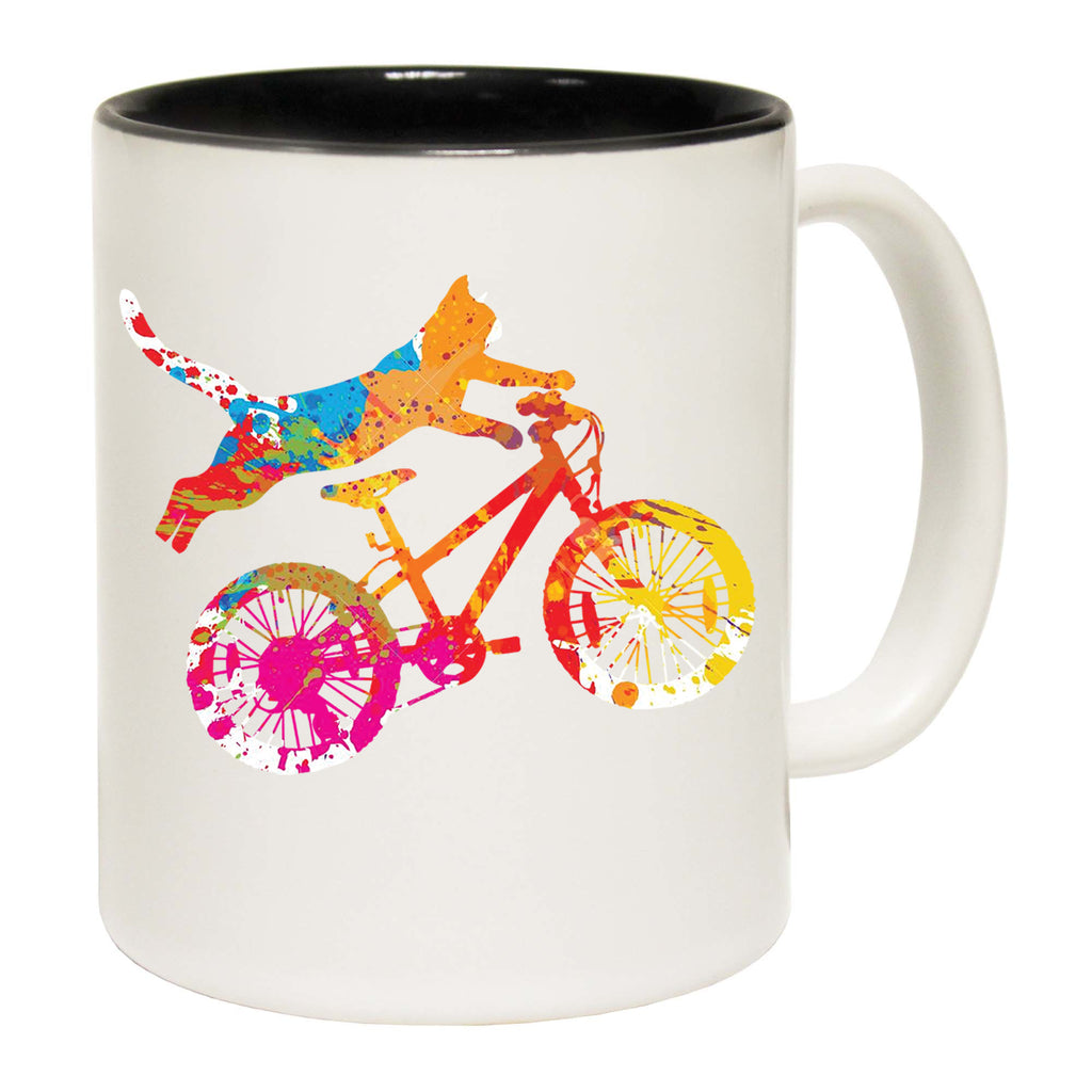 Cat Trick Cycling Bicycle Bike - Funny Coffee Mug
