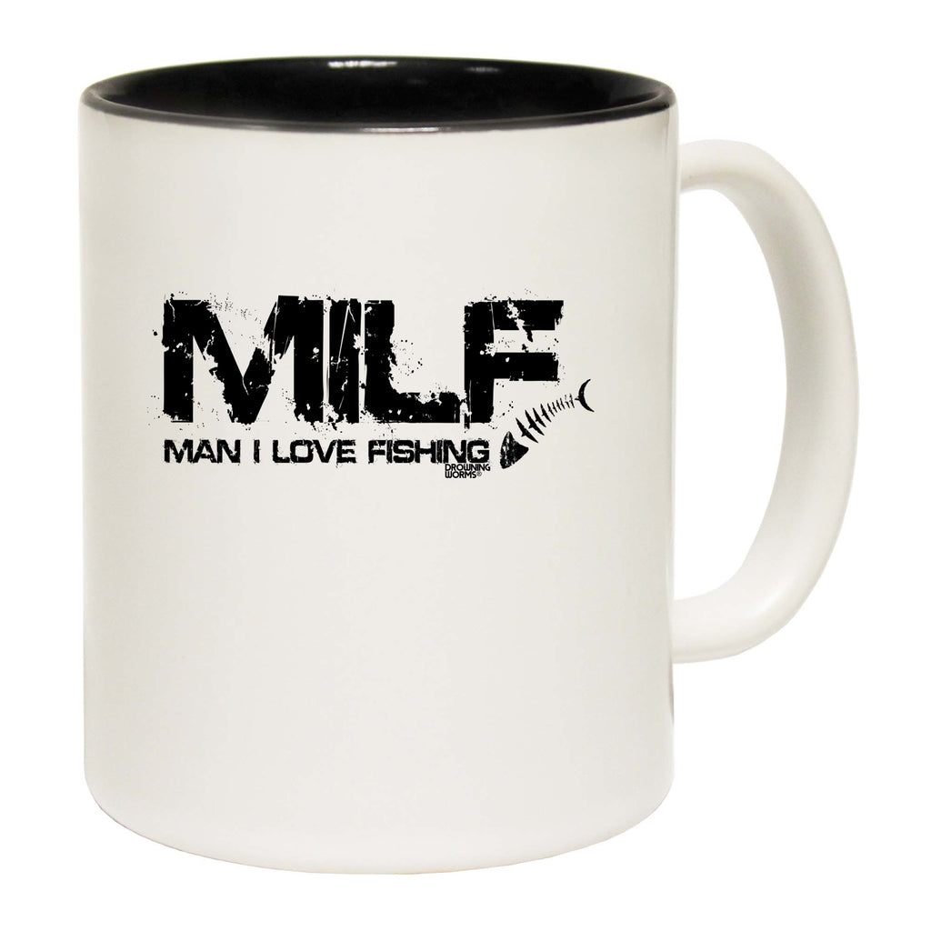 Dw Milf Man I Love Fishing - Funny Coffee Mug