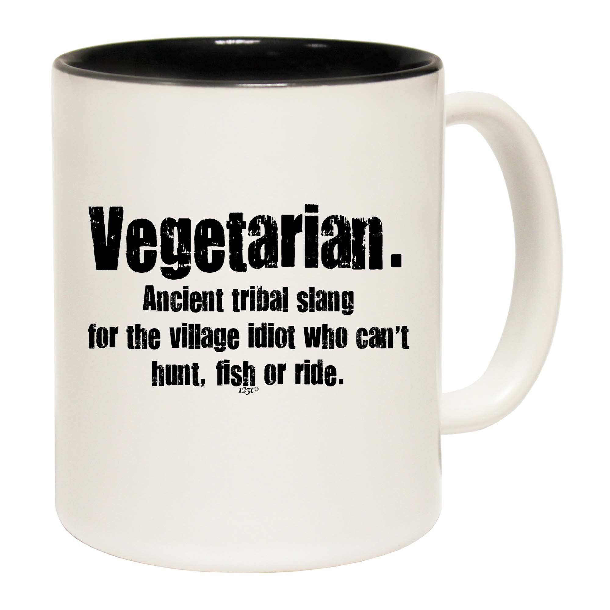 Vegetarian Ancient Tribal Slang - Funny Coffee Mug