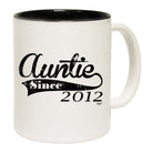 Auntie Since 2012 - Funny Coffee Mug Cup